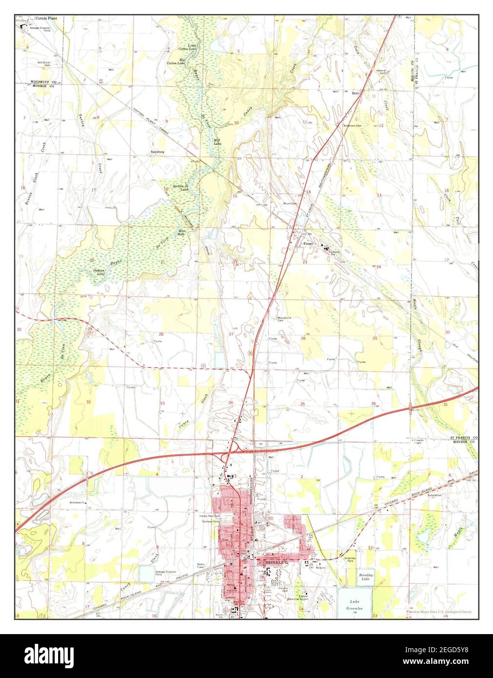 Mapa de brinkley Imágenes recortadas de stock Alamy