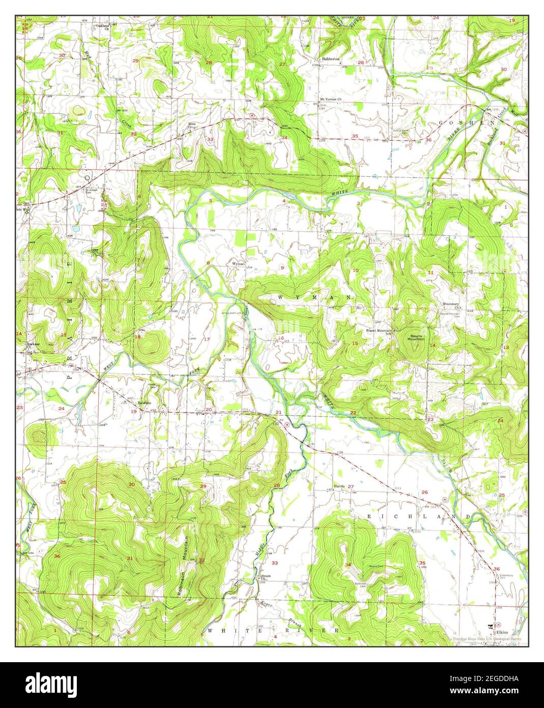 Mapa de elkins fotografías e imágenes de alta resolución Alamy