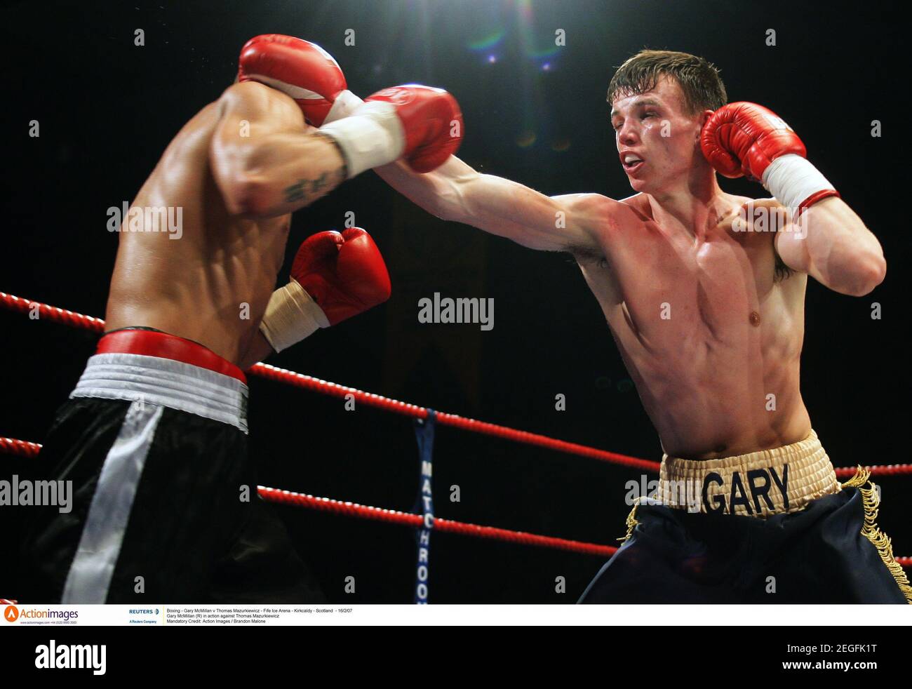 Boxeo Gary McMillan v Thomas Mazurkiewicz Fife Ice Arena