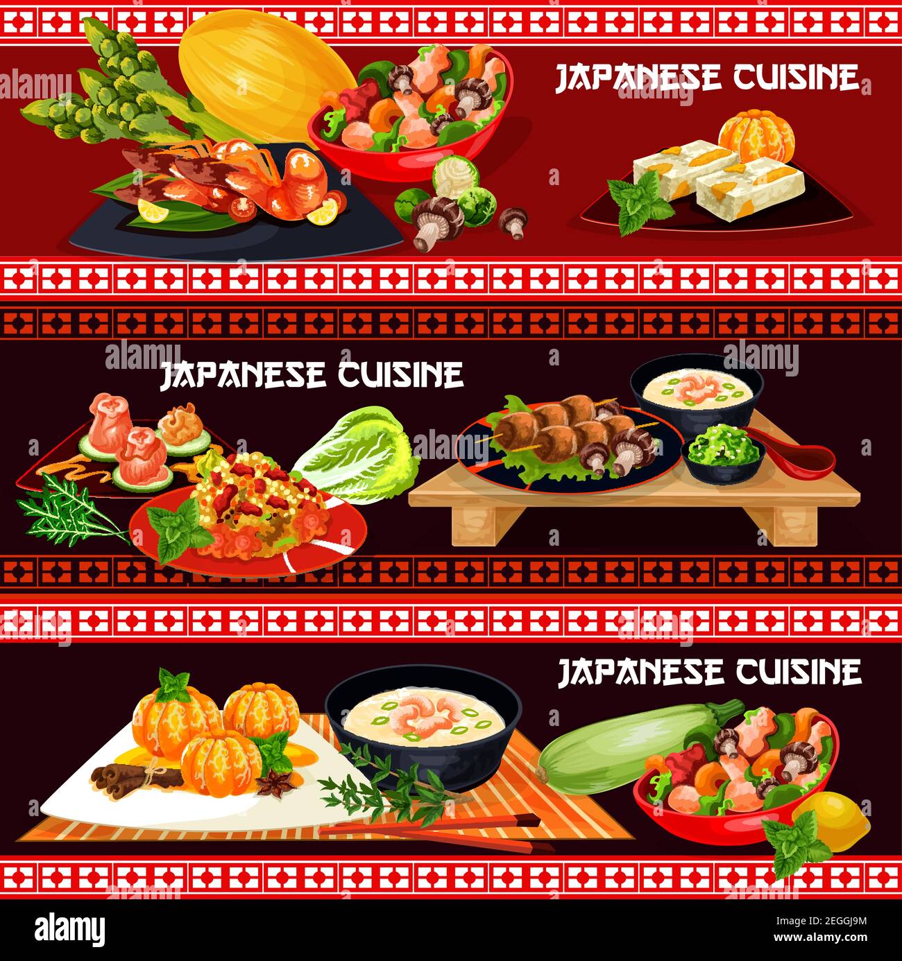 Teriyaki de pollo Imágenes vectoriales de stock Alamy