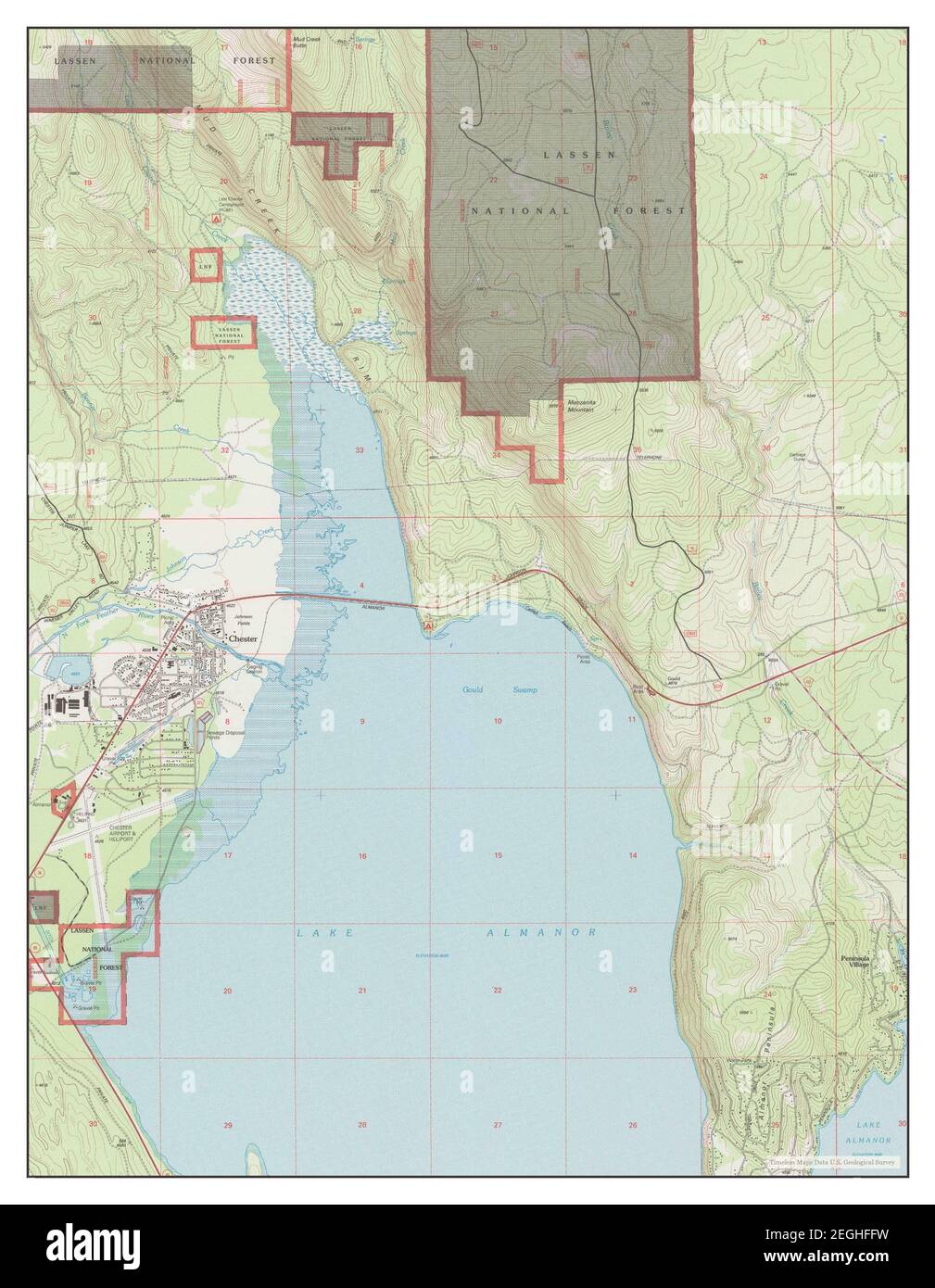 Mapa de chester california fotografías e imágenes de alta resolución 