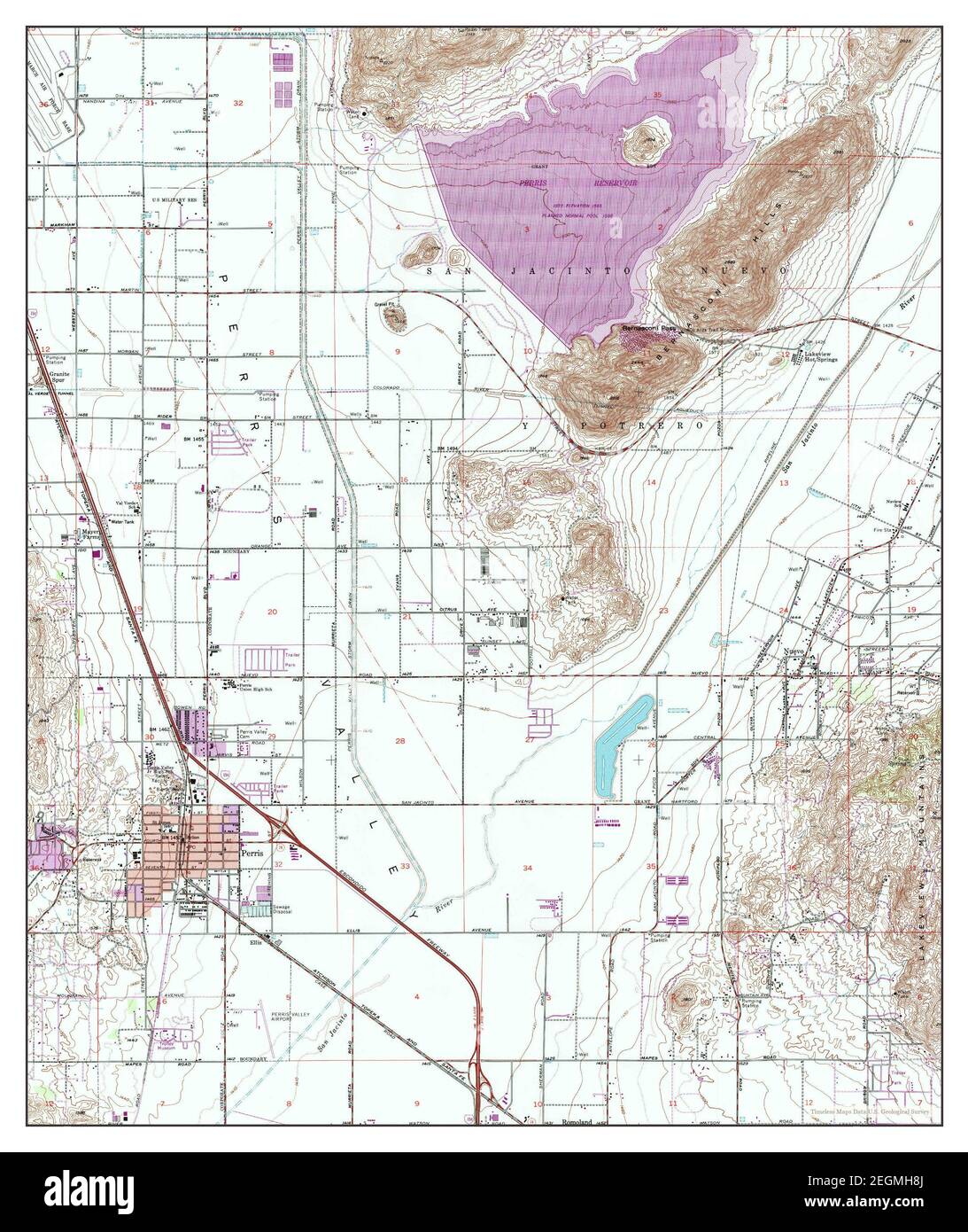 Mapa de perris california fotografías e imágenes de alta resolución Alamy