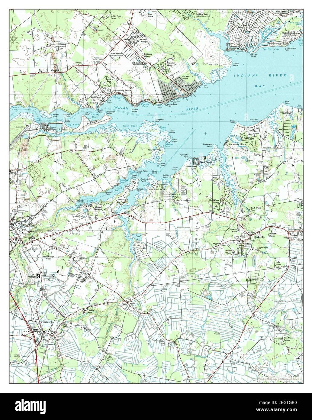Mapa de frankford Imágenes recortadas de stock Alamy