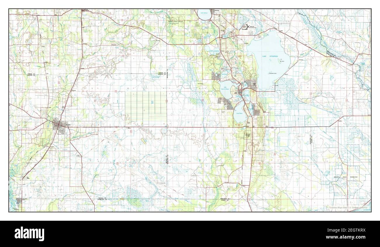Mapa de arcadia florida fotografías e imágenes de alta resolución Alamy