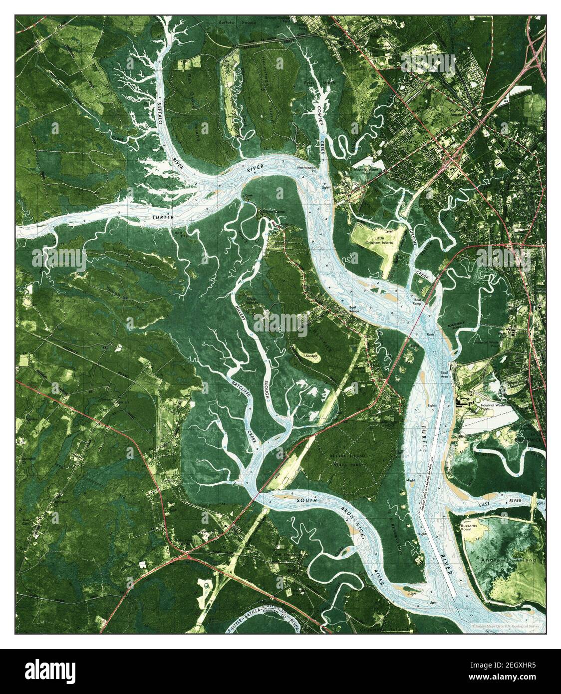 Mapa de brunswick, Imágenes recortadas de stock Alamy