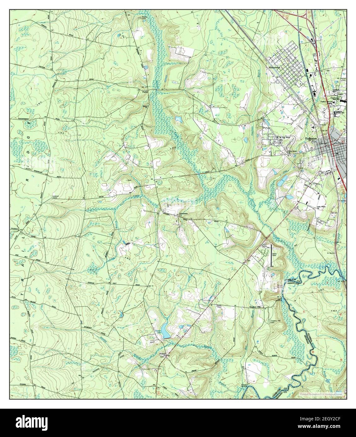 Mapa de folkston fotografías e imágenes de alta resolución Alamy