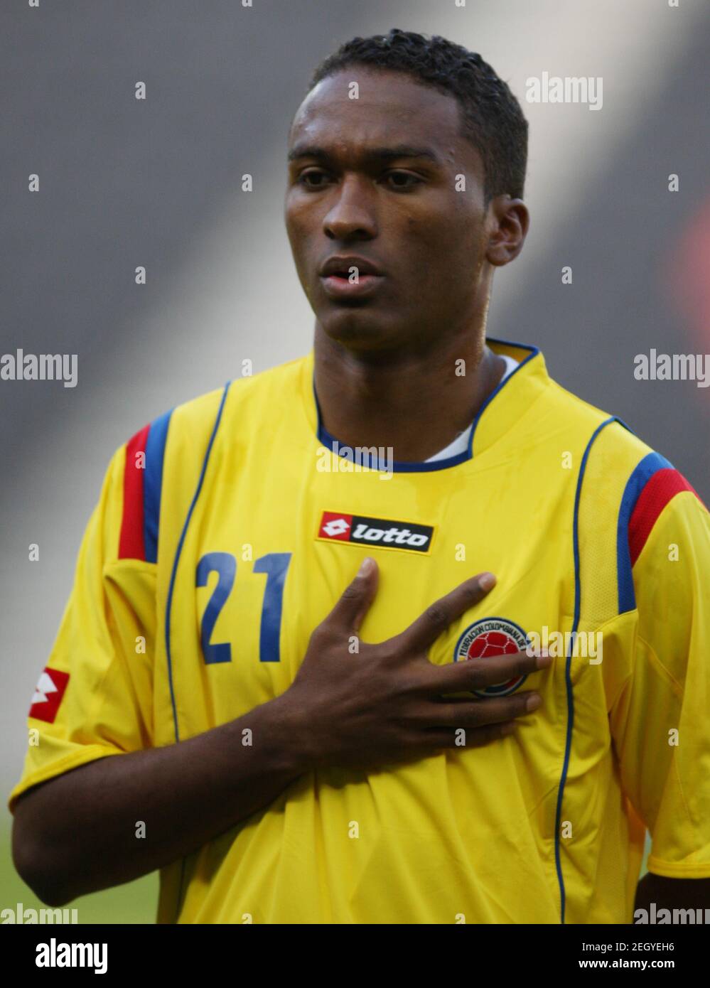 Fútbol - Nigeria v Colombia - Internacional amistoso - Estadio MK - 30/5/10  Ivan Vélez - Colombia crédito obligatorio: Acción Imágenes / Steven Paston  Fotografía de stock - Alamy