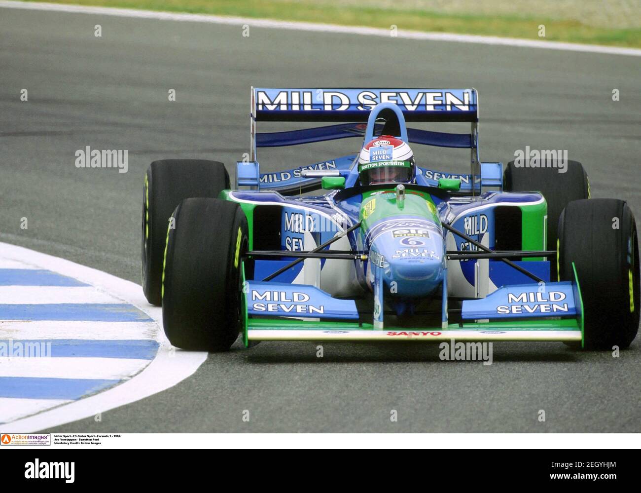 Deporte de Motor - F1 - Deporte de Motor - Fórmula 1 - 1994 Jos Verstappen  - Benetton Ford crédito obligatorio: Imágenes de Acción Fotografía de stock  - Alamy