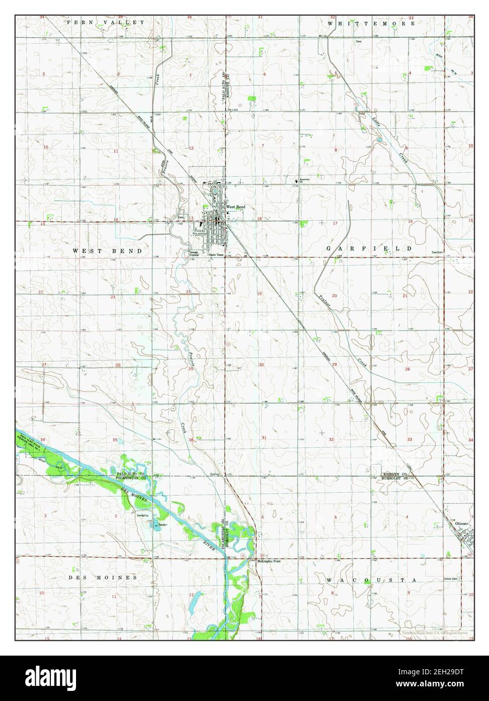 Mappa di west bend fotografías e imágenes de alta resolución Alamy