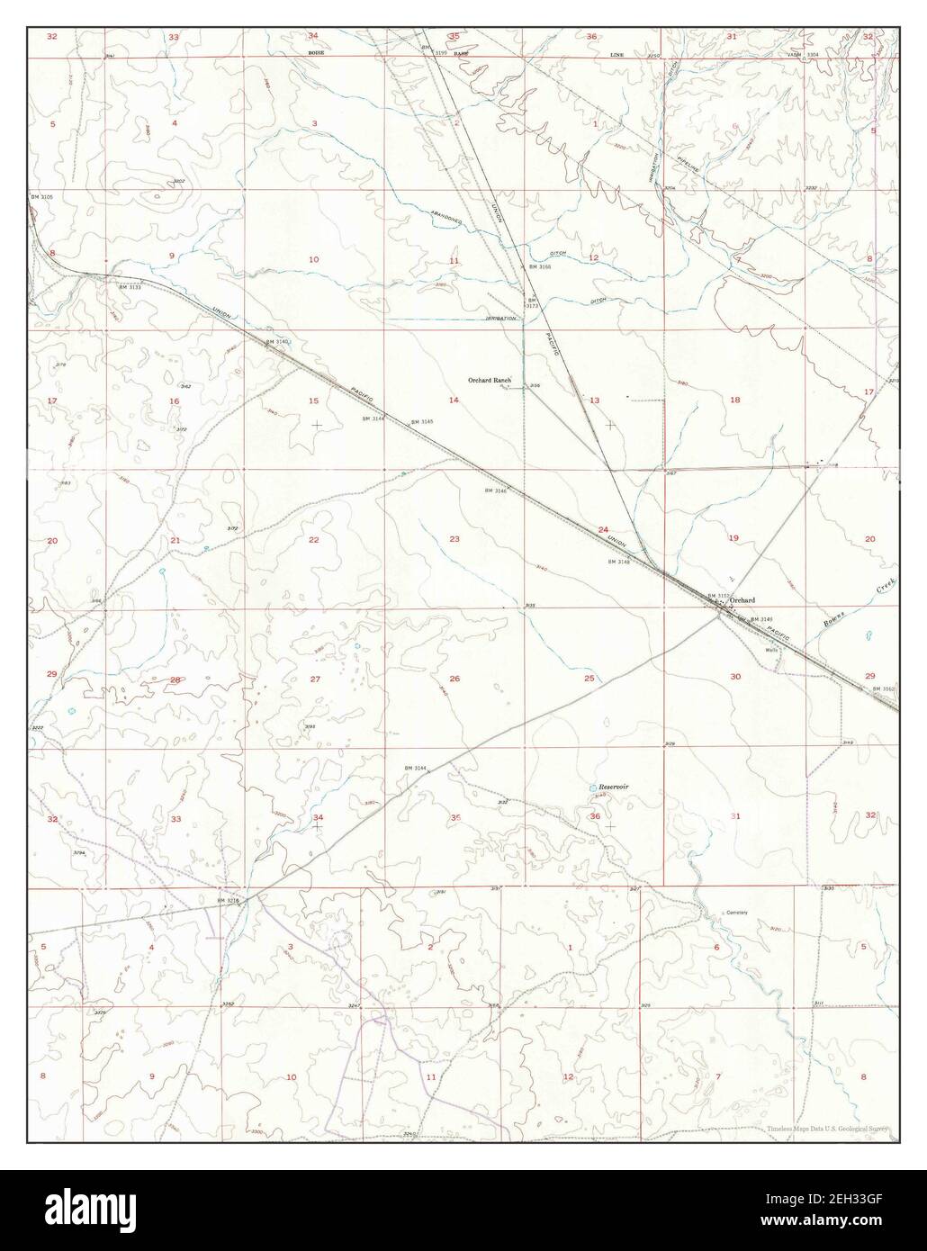 Mapa de la huerta Imágenes recortadas de stock Alamy