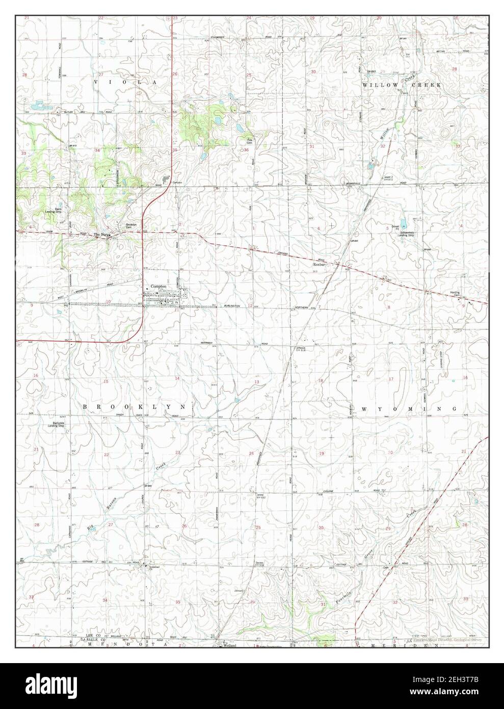 Mapa de compton illinois fotografías e imágenes de alta resolución Alamy