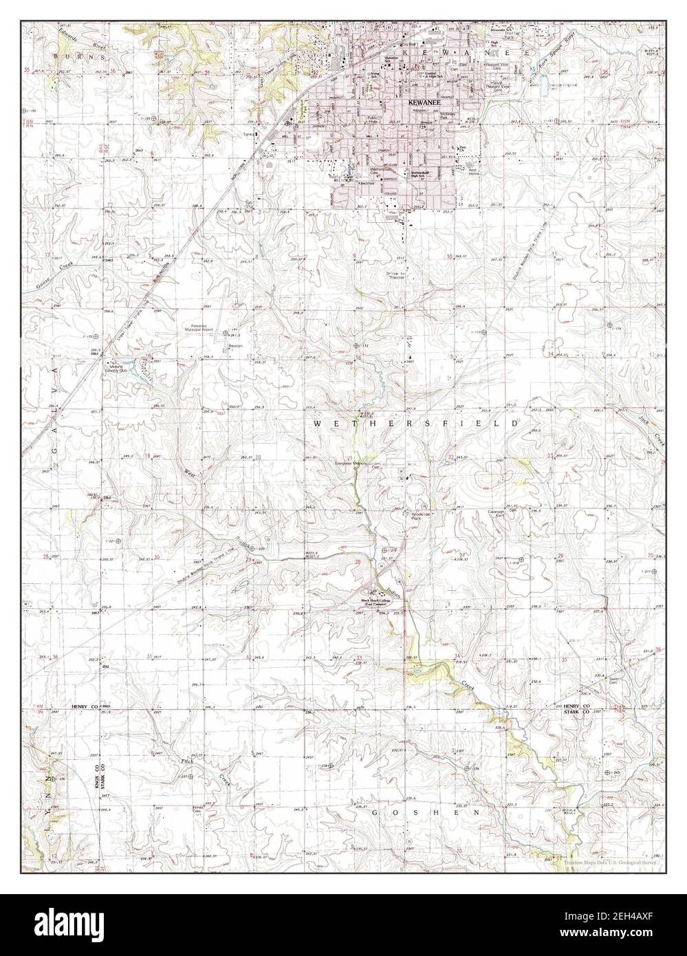 Mapa de kewanee illinois fotografías e imágenes de alta resolución Alamy