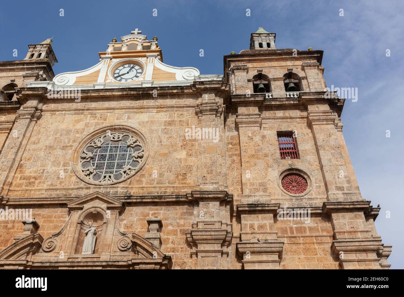 Colombia Cartagena Iglesia de San Pedro Claver Foto de stock