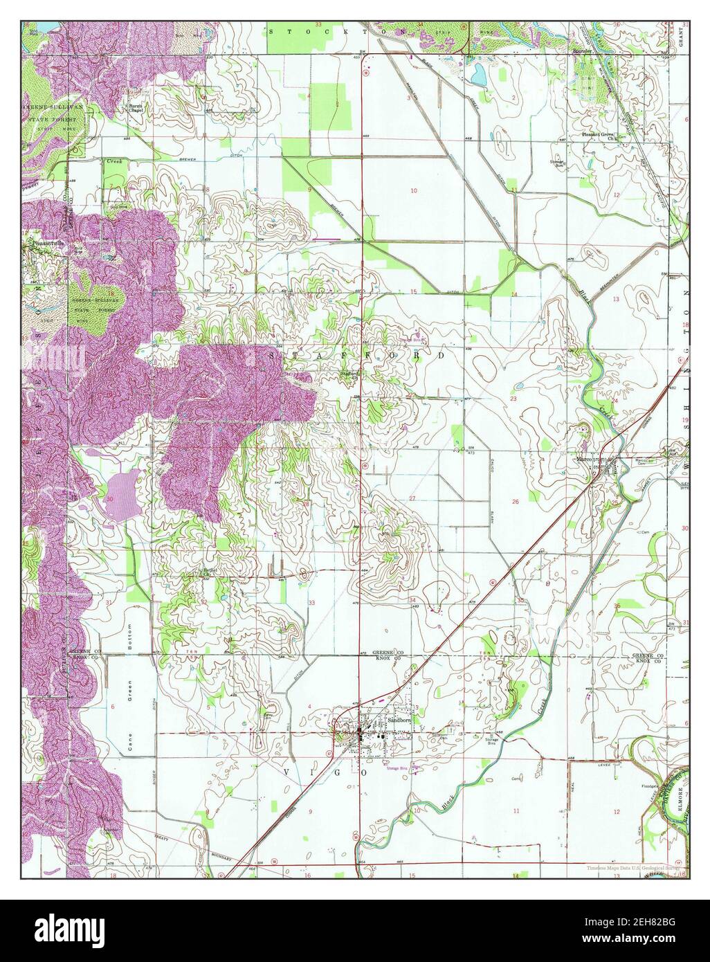 Mapa de sandborn fotografías e imágenes de alta resolución Alamy