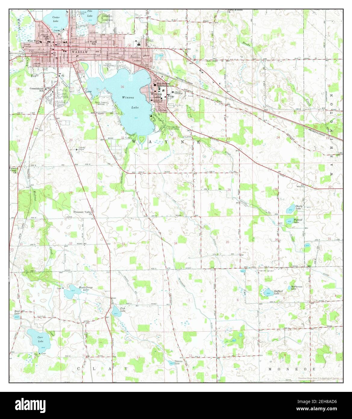 Mapa de varsovia indiana fotografías e imágenes de alta resolución Alamy