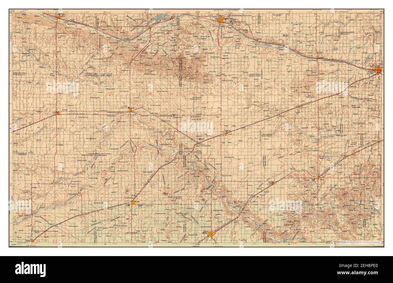 Mapa de la ciudad de dodge fotografías e imágenes de alta resolución ...