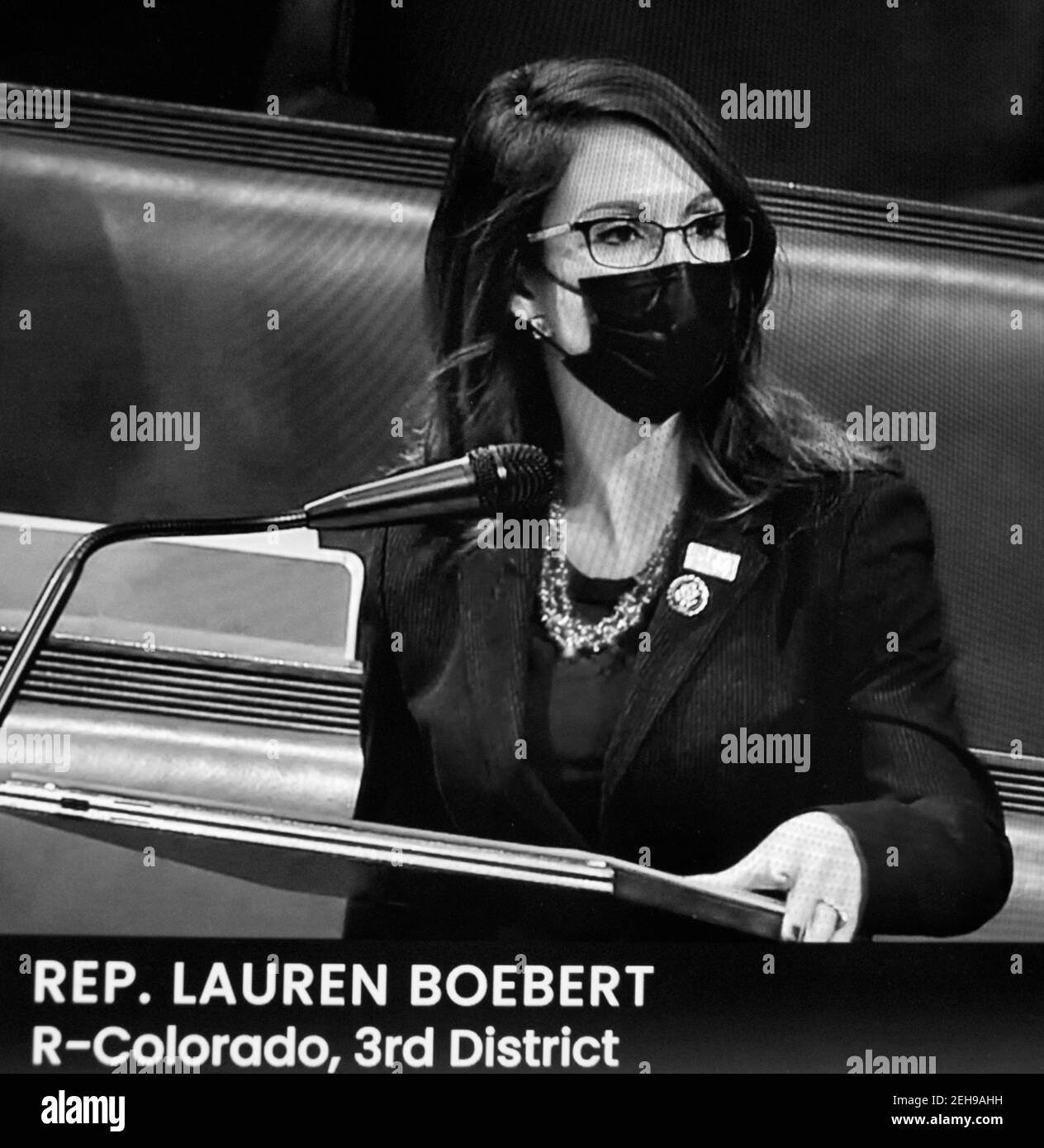 Representante lauren boebert Imágenes de stock en blanco y negro Alamy