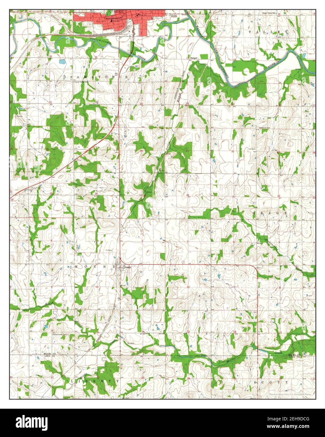 Mapa de osawatomie fotografías e imágenes de alta resolución Alamy