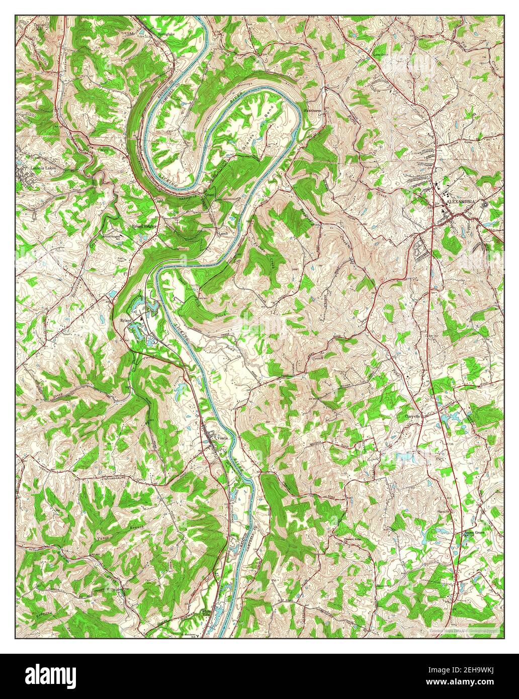 Mapa antiguo de alexandria Imágenes recortadas de stock Alamy