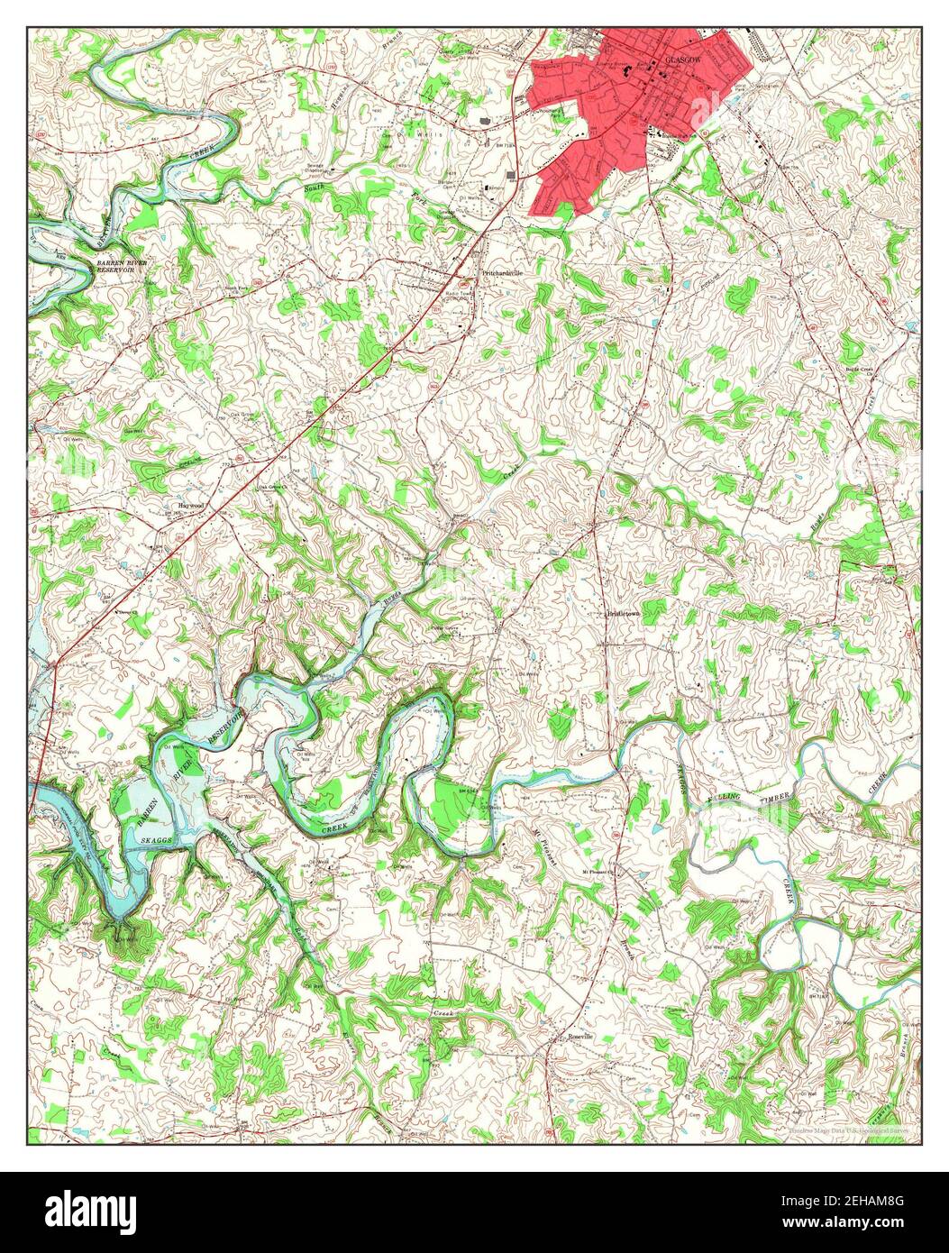 Viejo mapa de glasgow Imágenes recortadas de stock Alamy