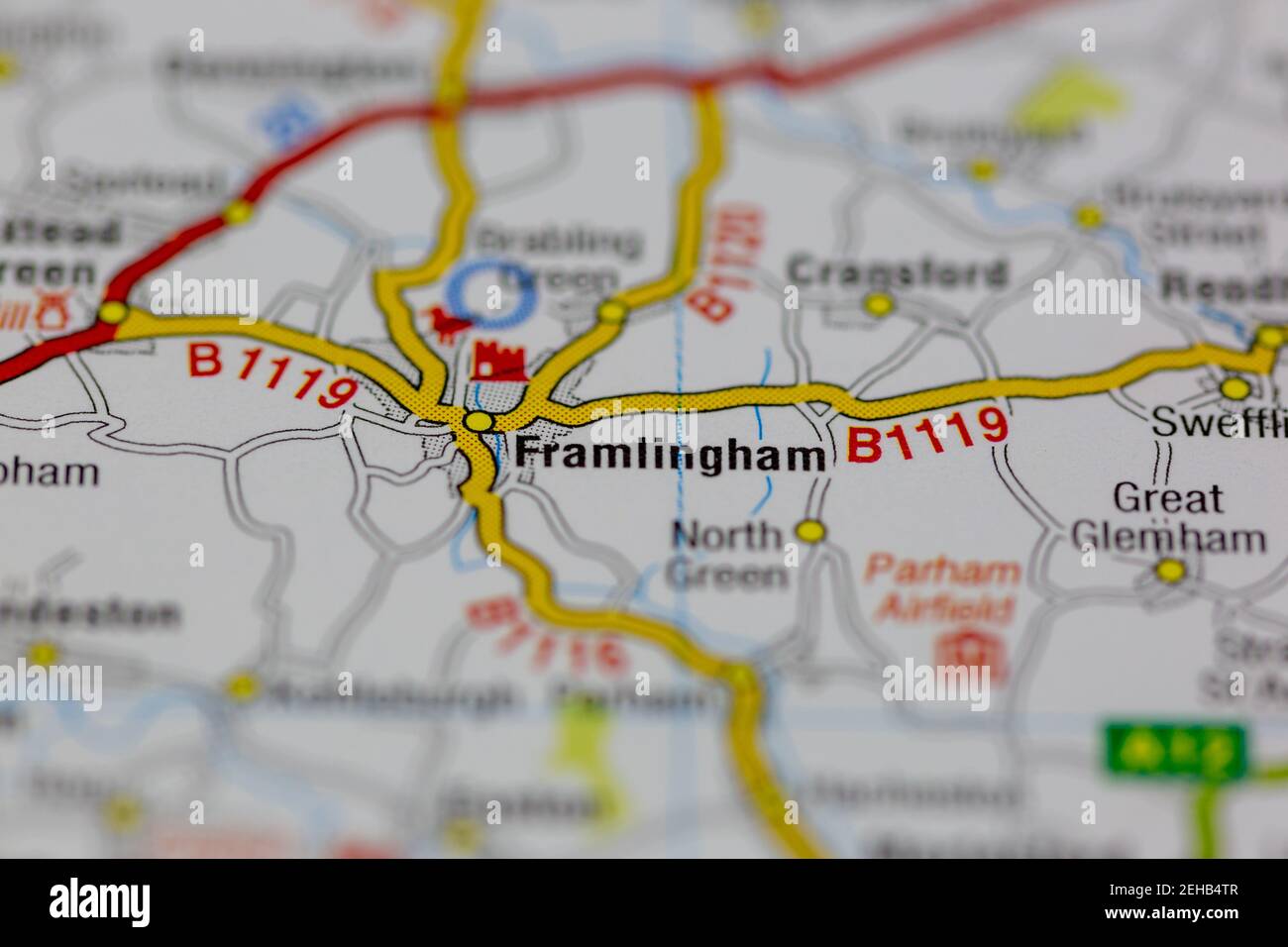 Mapa de framlingham fotografías e imágenes de alta resolución Alamy