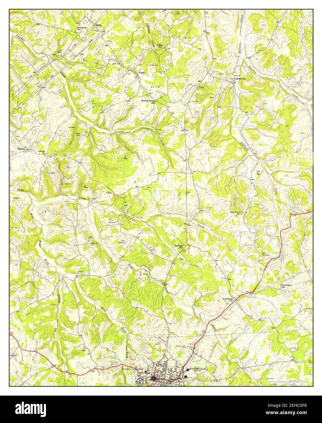 Mapa de scottsville fotografías e imágenes de alta resolución Alamy