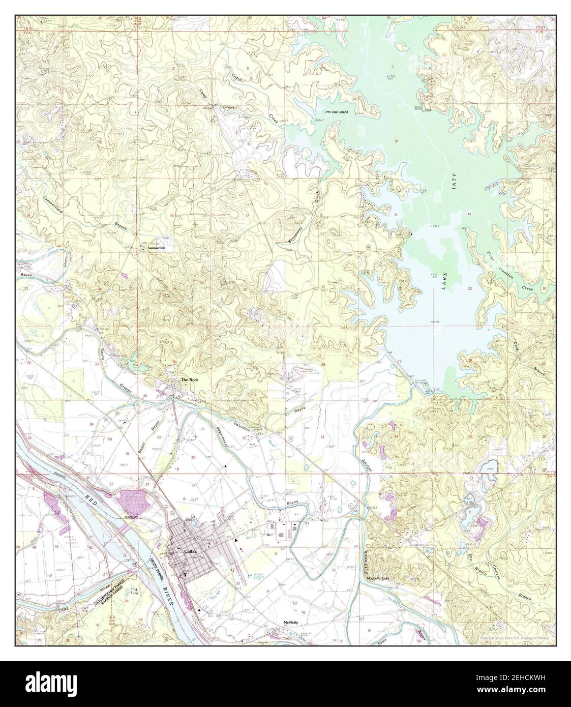 Mapa de colfax louisiana fotografías e imágenes de alta resolución Alamy