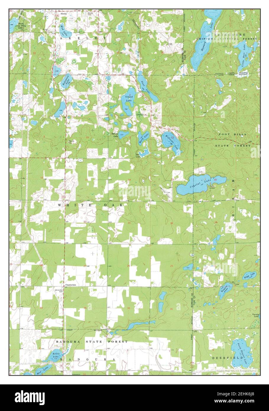 Mapa del lago crystal minnesota fotografías e imágenes de alta resolución Alamy