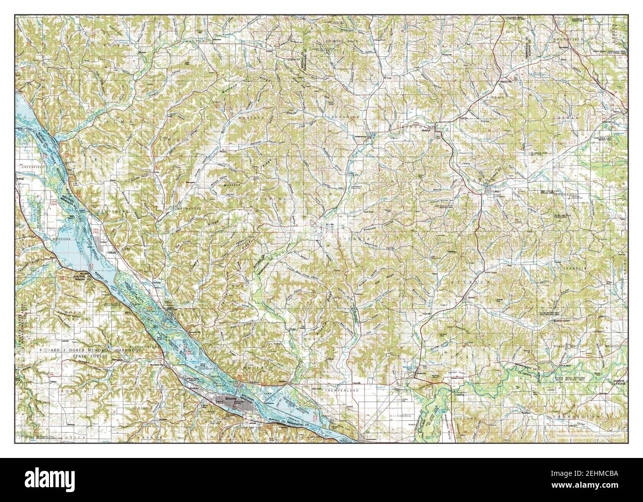 Mapa de winona fotografías e imágenes de alta resolución Alamy
