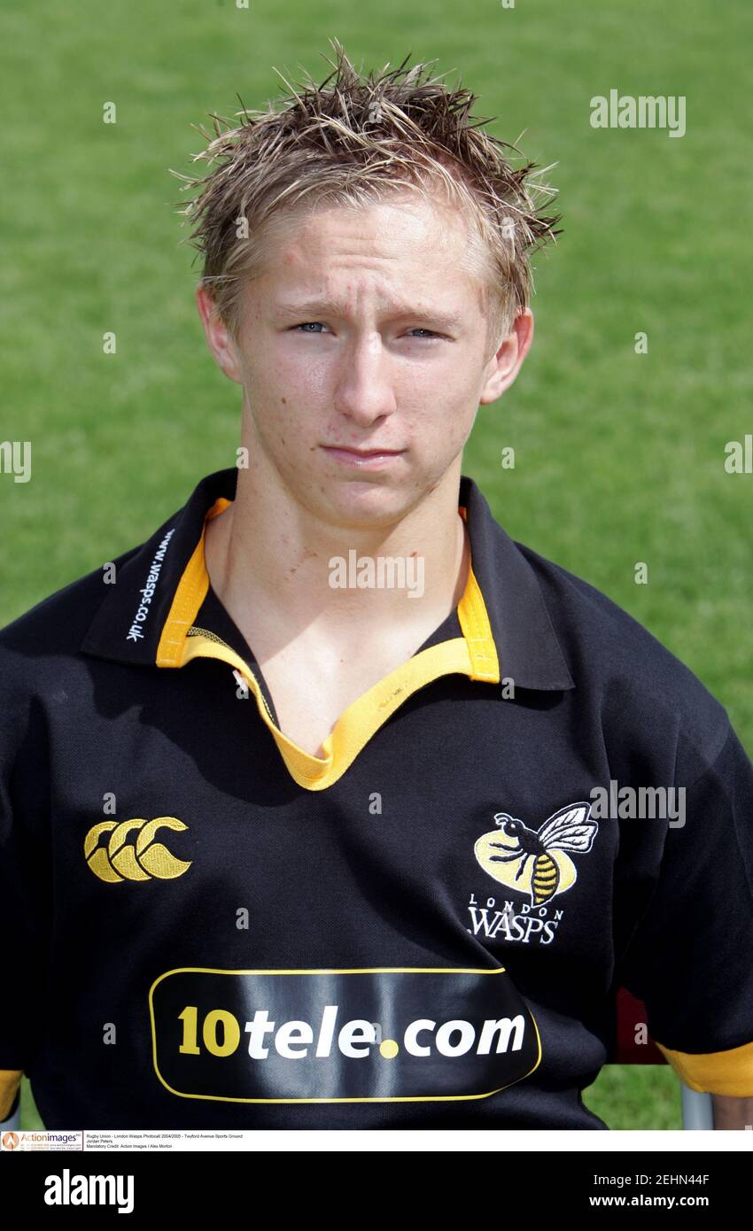 Rugby Union - London Wasps Photoall 2004/2005 - Twyford Avenue Sports  Ground Jordan Peters crédito obligatorio: Action Images / Alex Morton  Fotografía de stock - Alamy