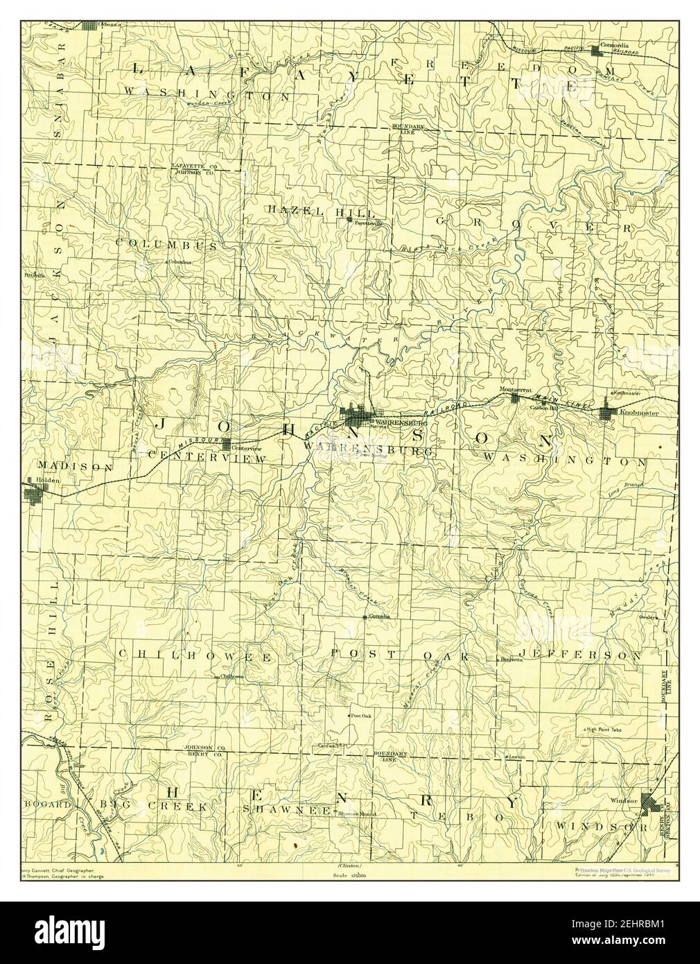 Mapa de warrensburg fotografías e imágenes de alta resolución Alamy