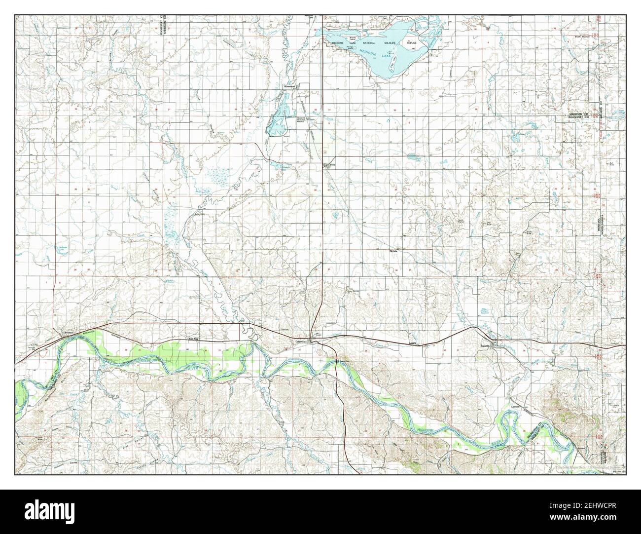 Mapa de culbertson montana fotografías e imágenes de alta resolución Alamy