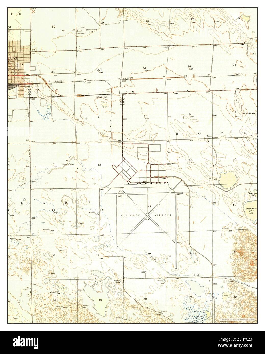 Mapa de alianza nebraska Imágenes recortadas de stock Alamy