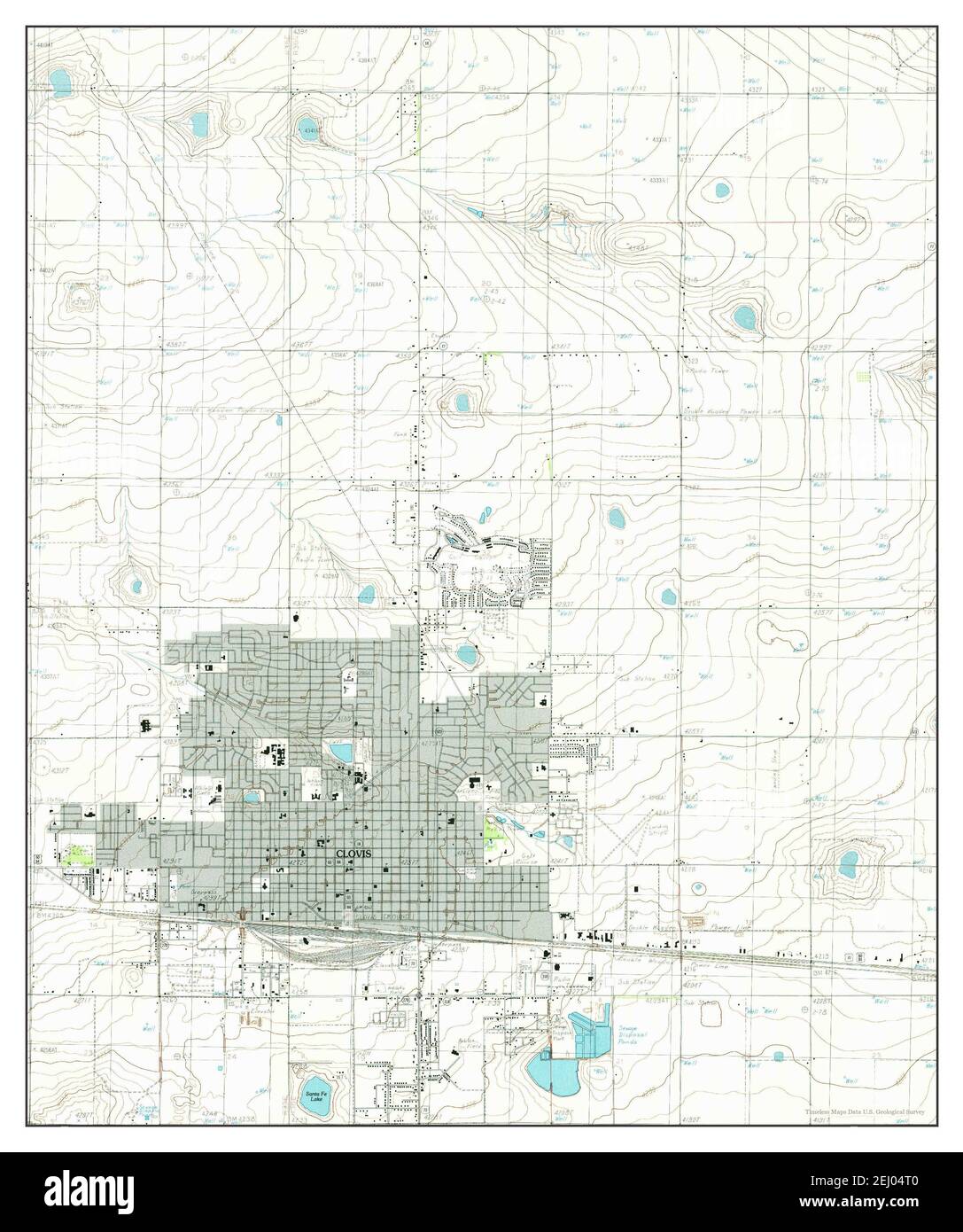 Mapa de clovis nuevo mexico fotografías e imágenes de alta resolución
