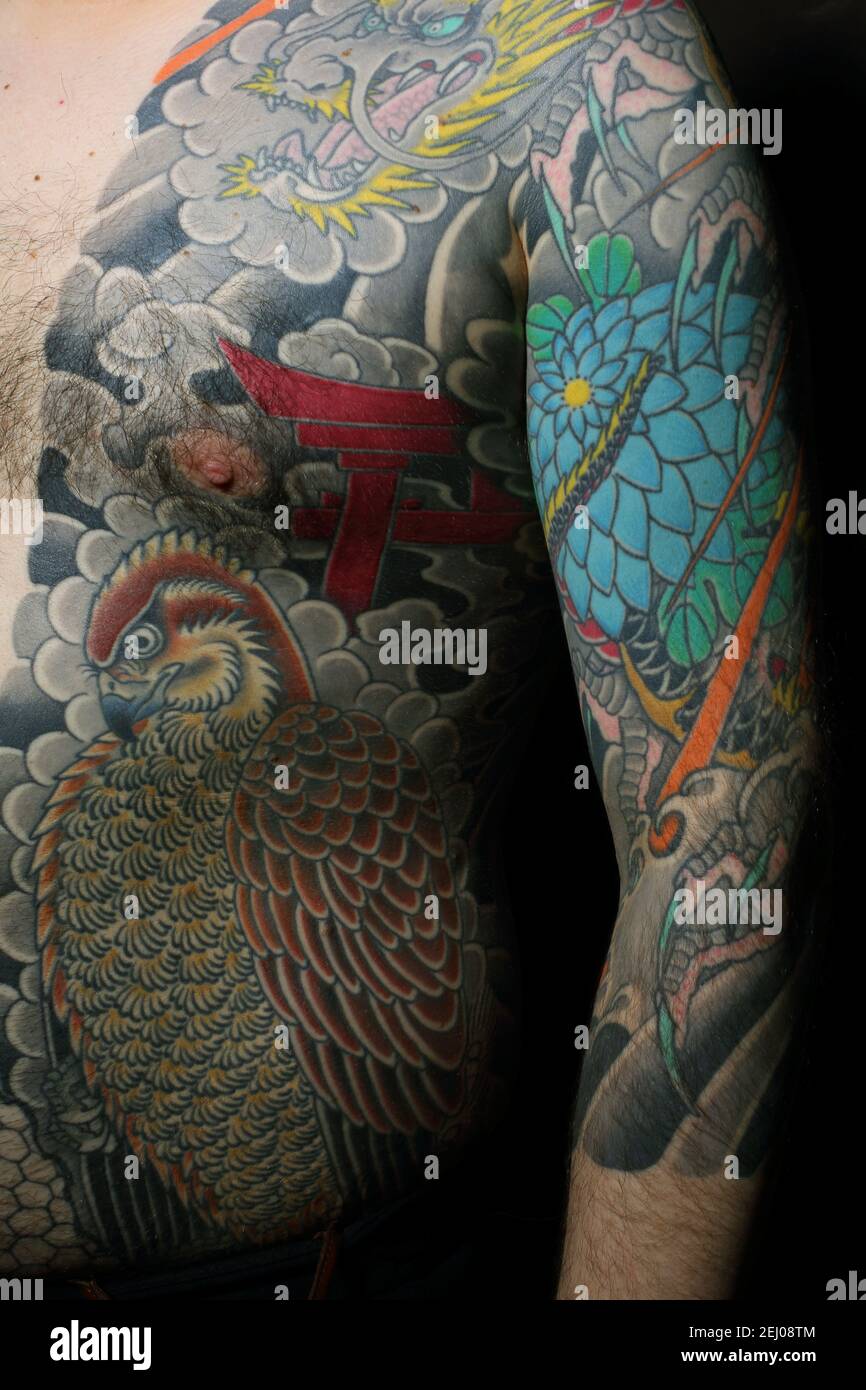 The traditional art of japanese tattoos fotografías e imágenes de alta resolución - Alamy
