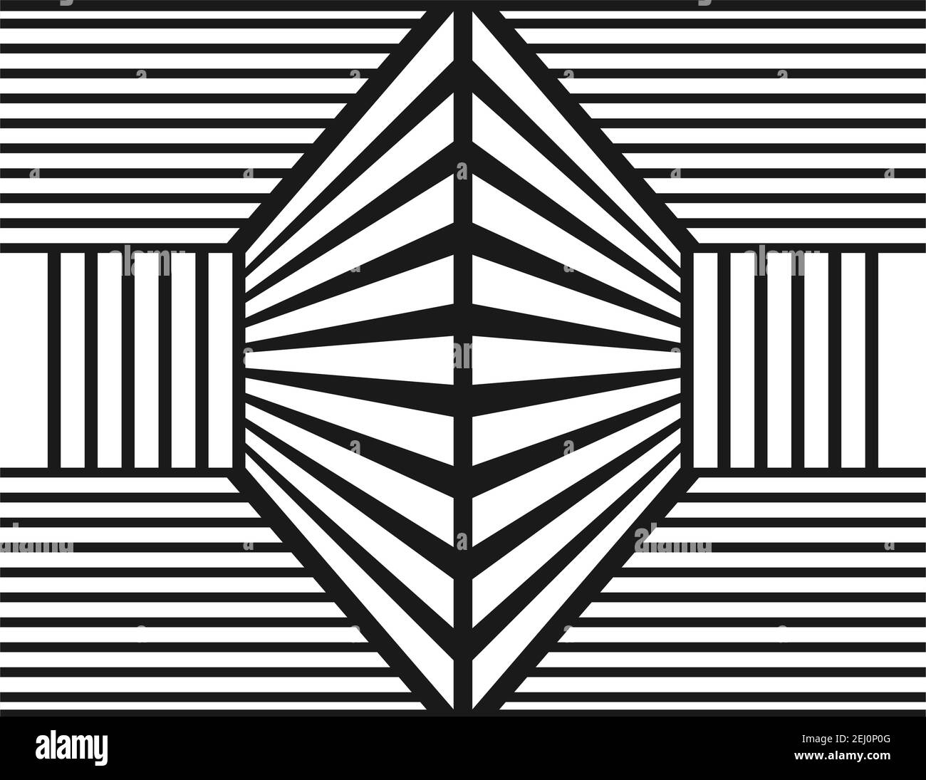 Lineas paralelas horizontales Imágenes de stock en blanco y negro - Alamy
