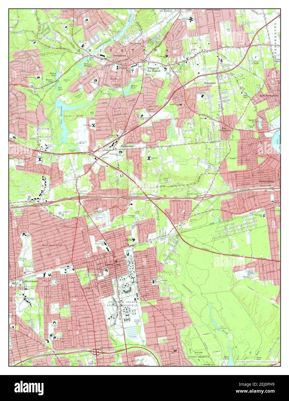 Mapa de central islip nueva york fotografías e imágenes de alta resolución Alamy