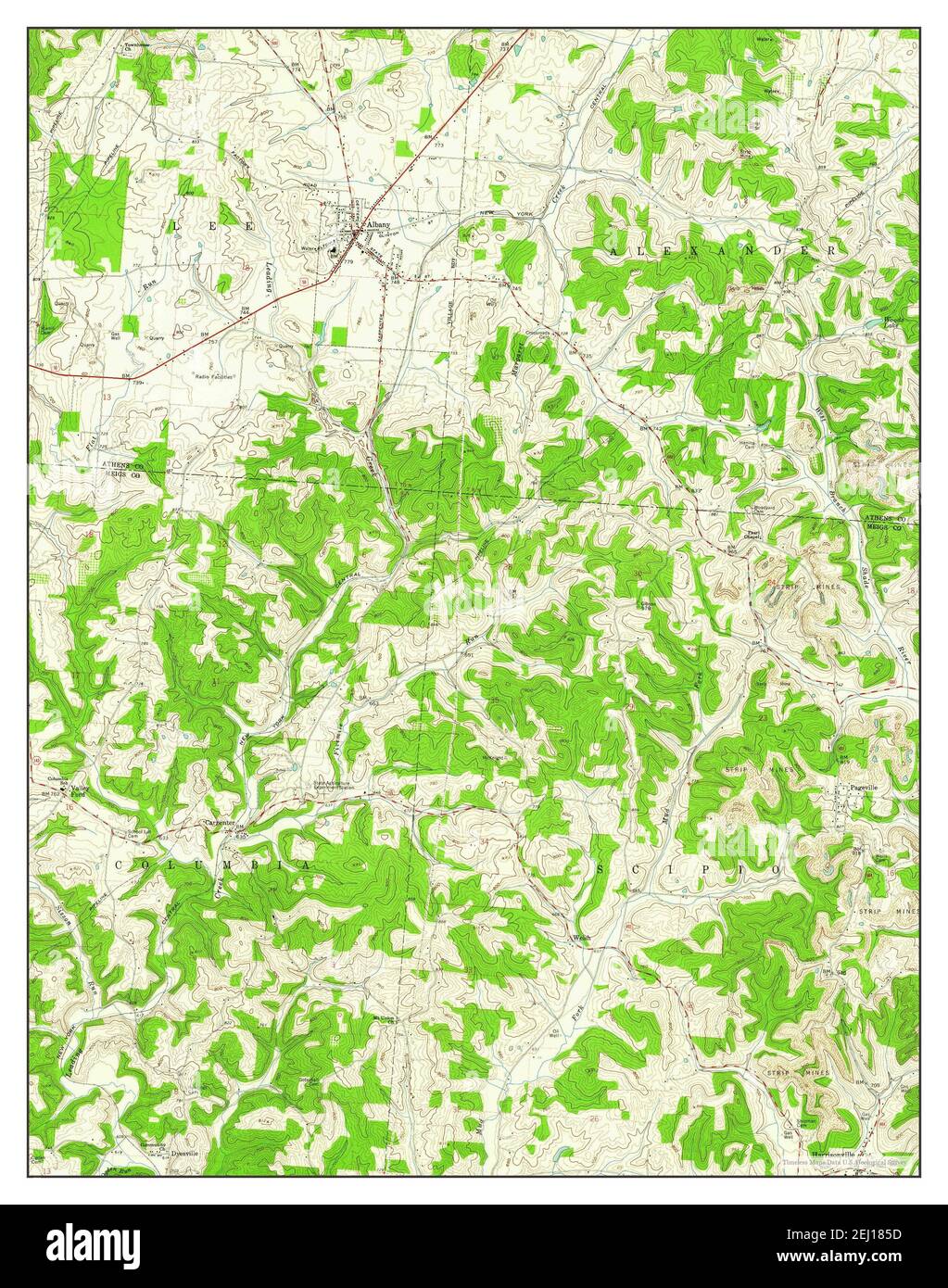 Mapa antiguo de albany fotografías e imágenes de alta resolución Alamy