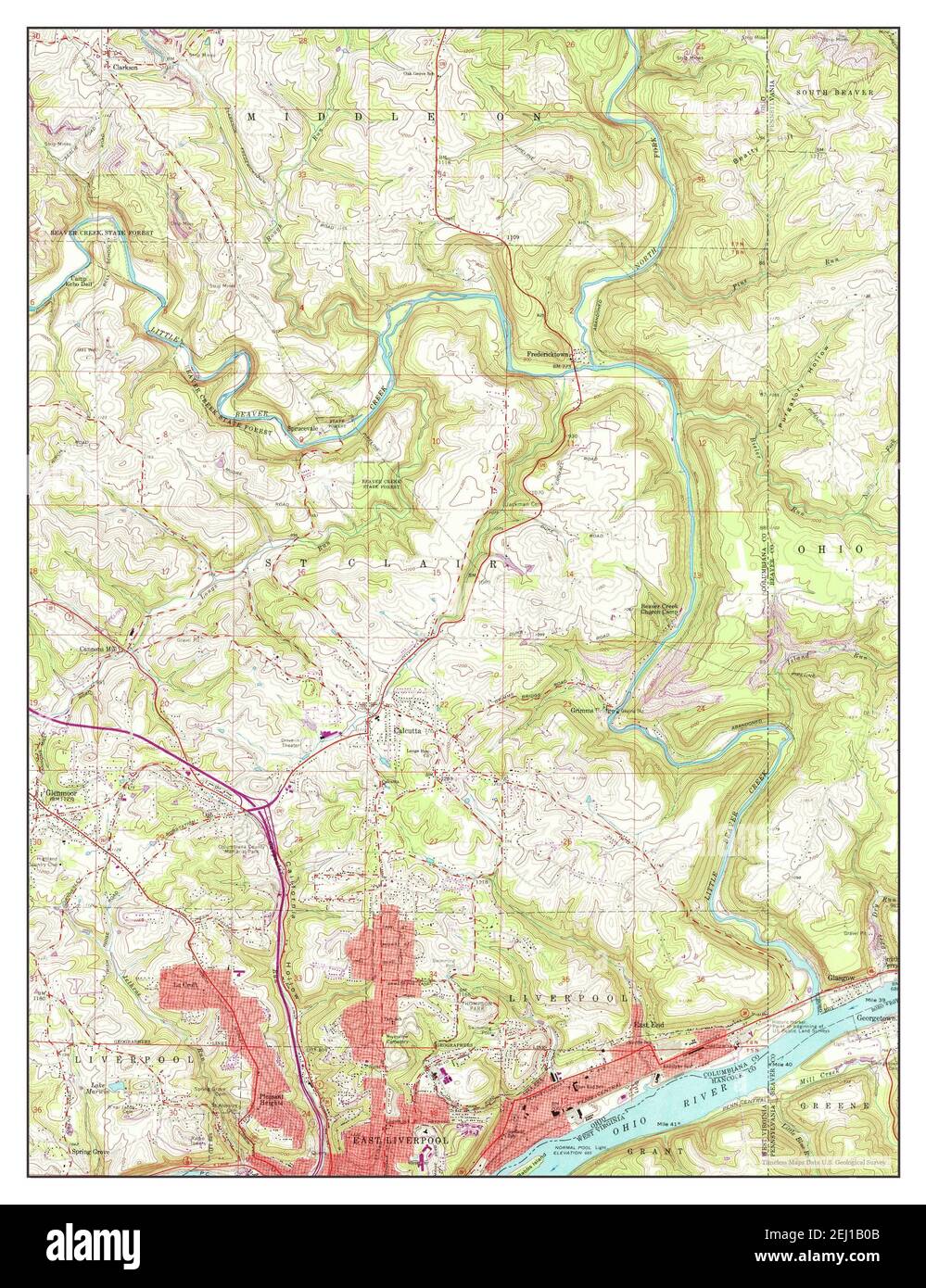 Mapa antiguo de liverpool Imágenes recortadas de stock Alamy