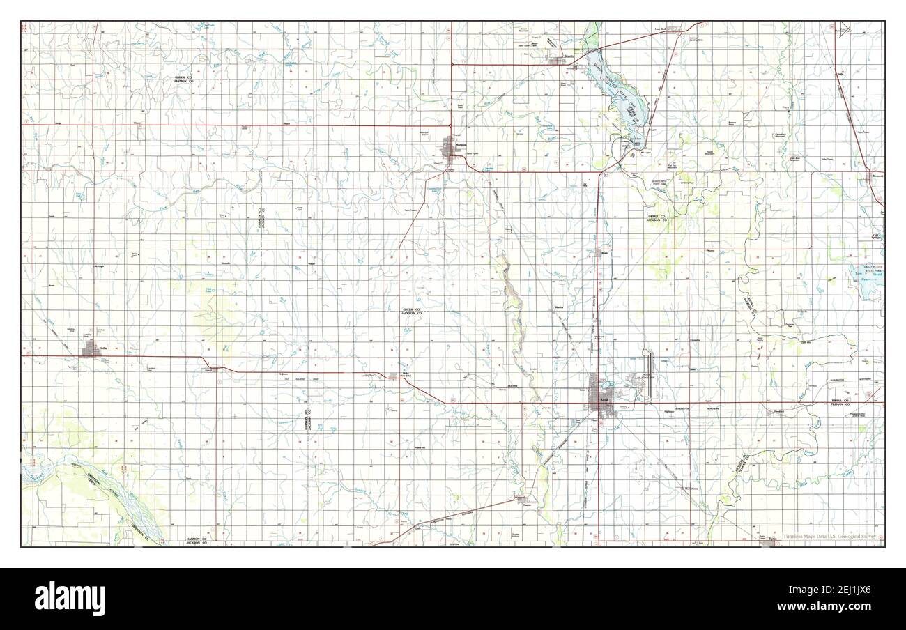Mapa de altus oklahoma Imágenes recortadas de stock Alamy