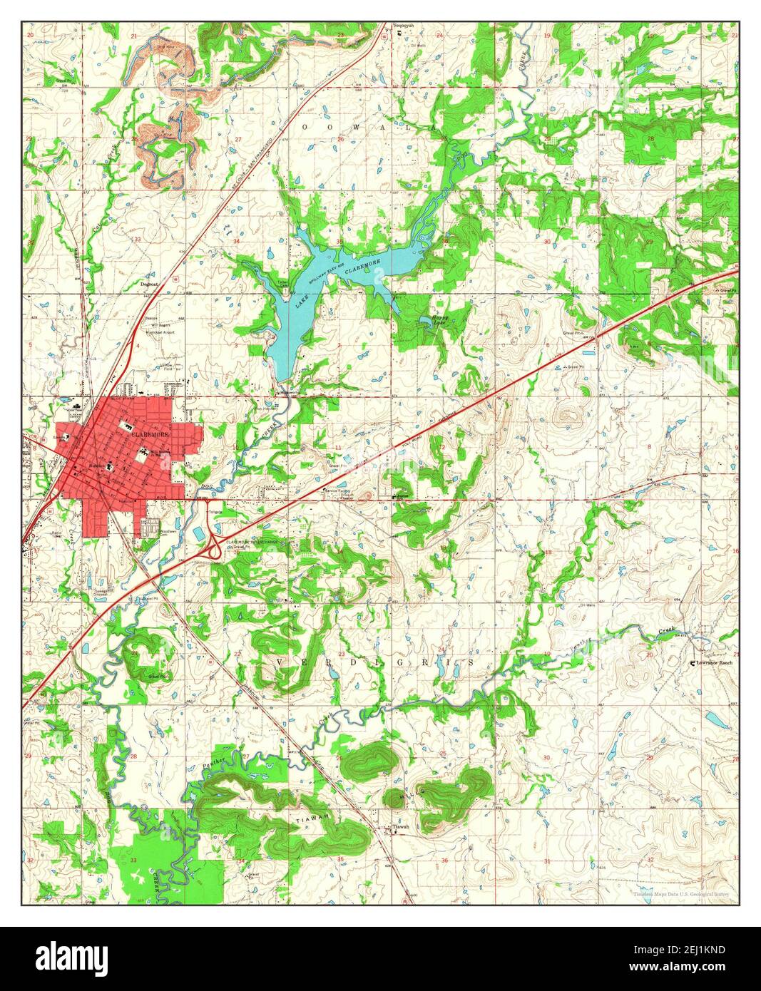 Mapa de claremore fotografías e imágenes de alta resolución Alamy