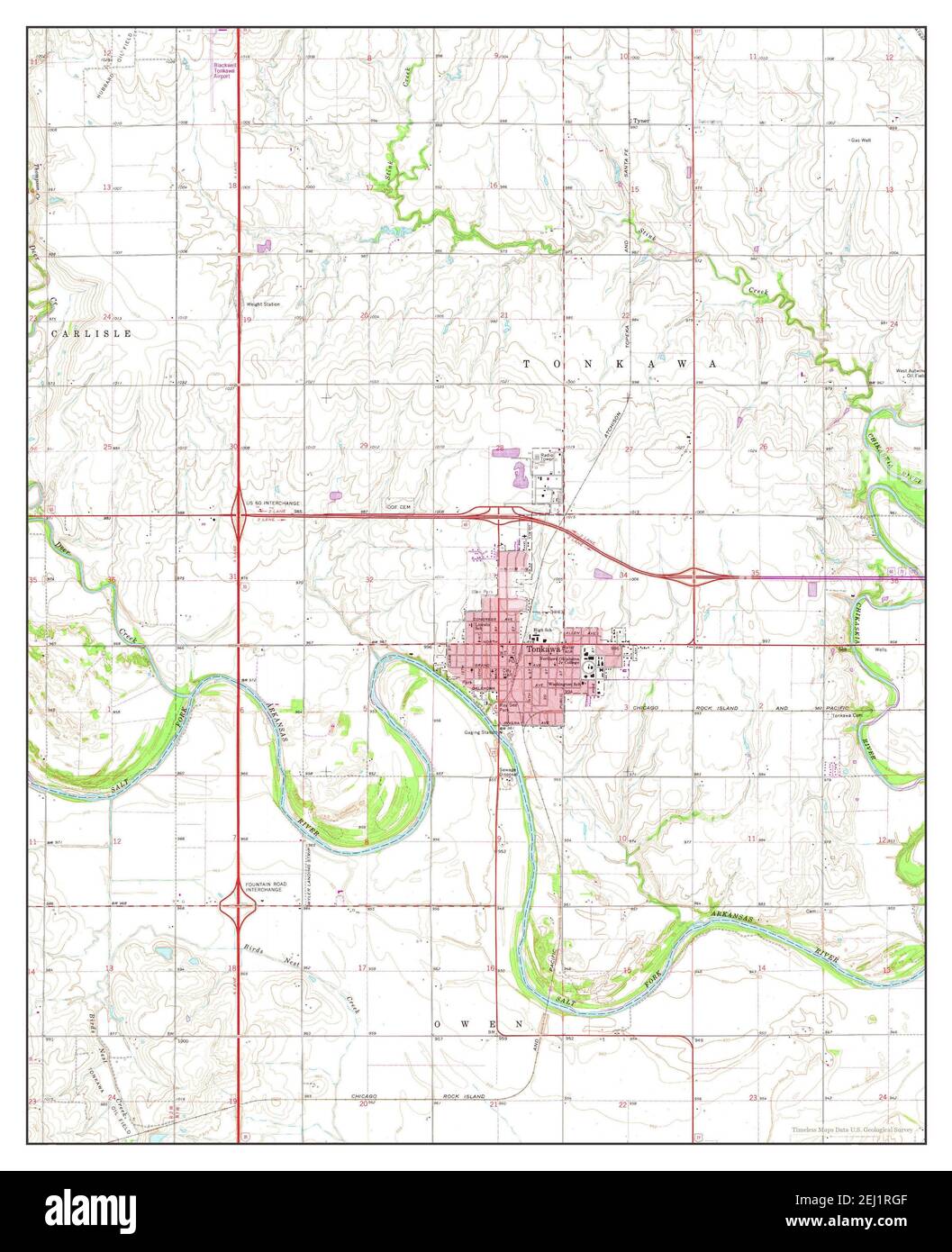 Tonkawa oklahoma mapa fotografías e imágenes de alta resolución Alamy