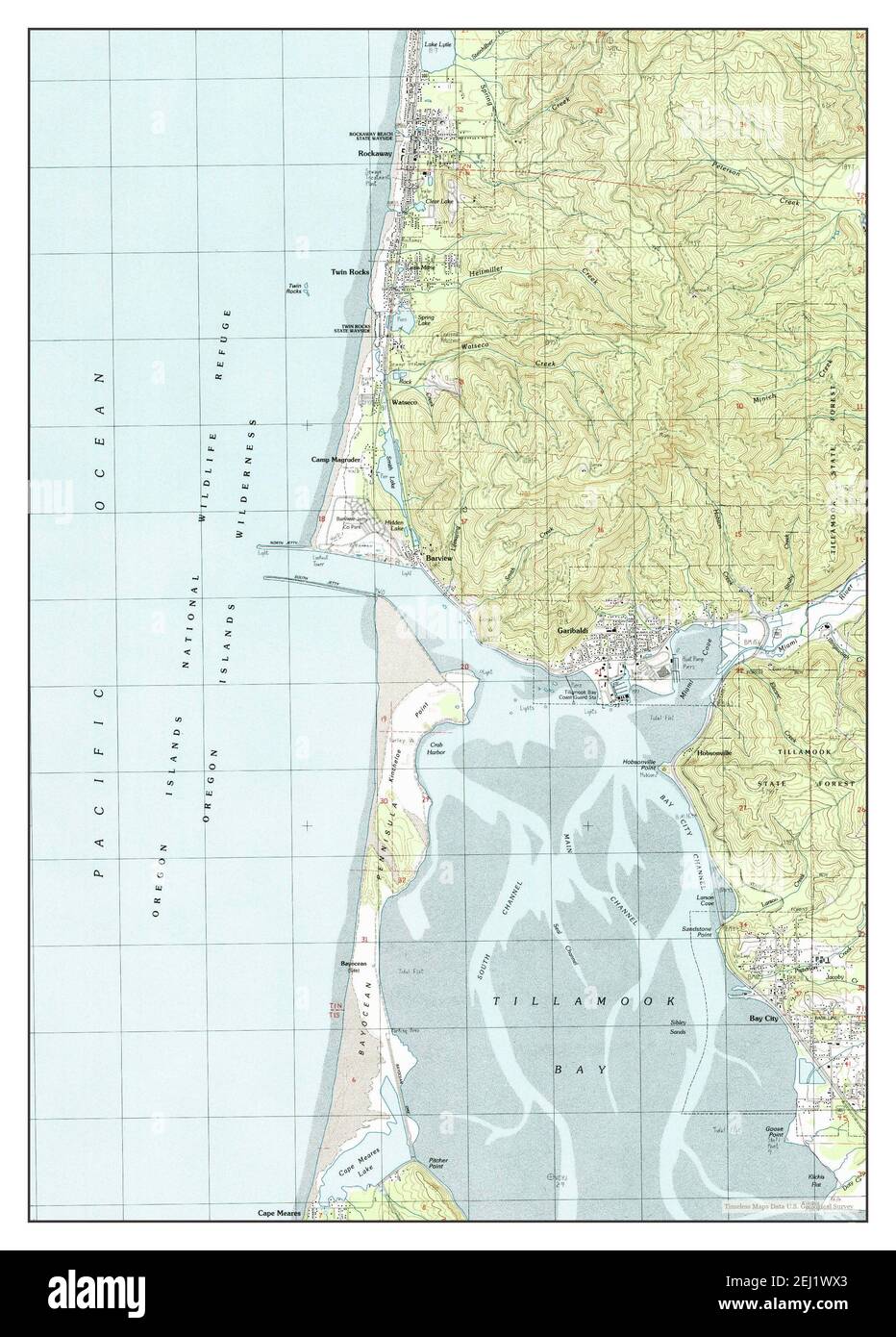 Mappa di garibaldi oregon fotografías e imágenes de alta resolución Alamy