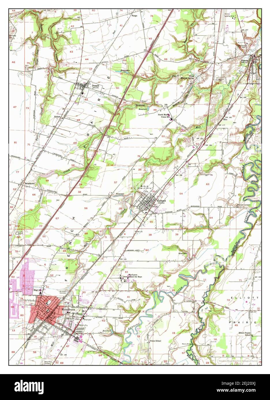 Mapa de woodburn oregon fotografías e imágenes de alta resolución Alamy