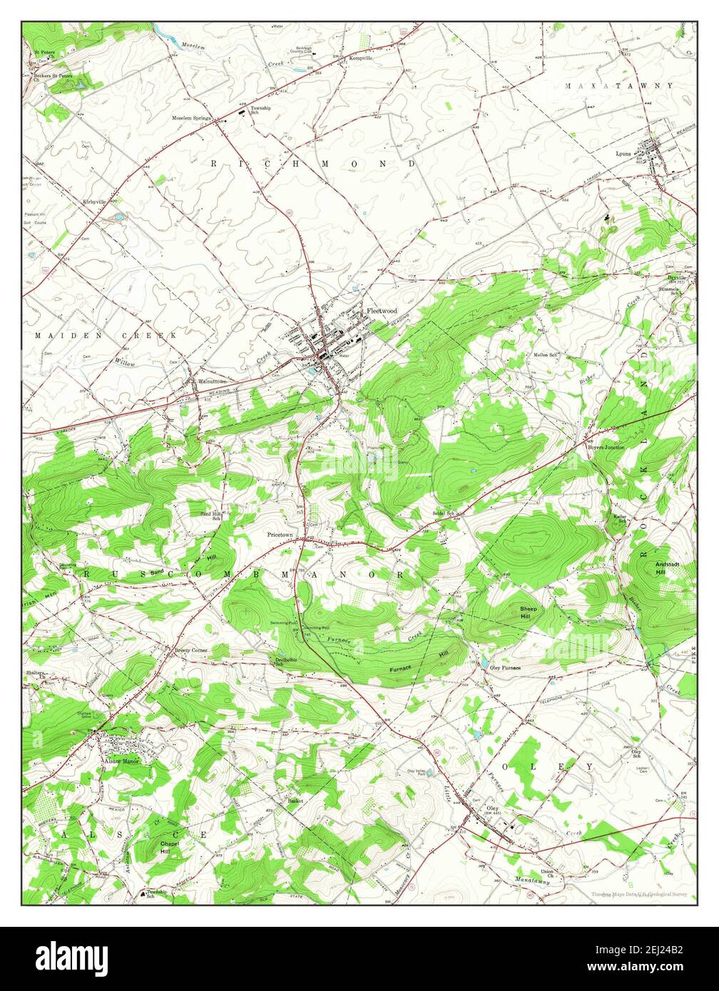 Mapa de fleetwood fotografías e imágenes de alta resolución Alamy