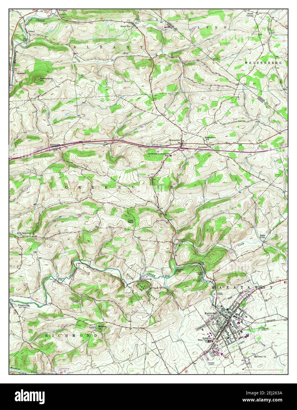 Mapa de kutztown fotografías e imágenes de alta resolución Alamy