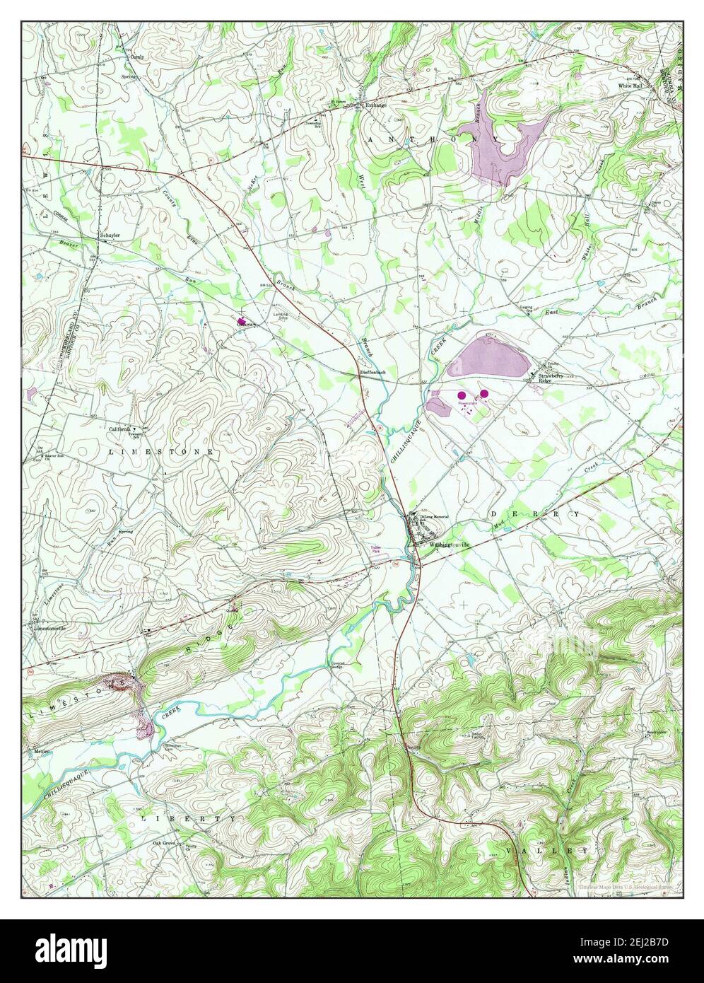 Mapa de washingtonville Imágenes recortadas de stock - Alamy