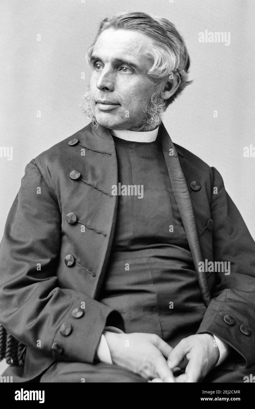 Thomas Nettleship Staley (1823-1898), primer obispo anglicano de Honolulu, Reino de Hawai Foto de stock