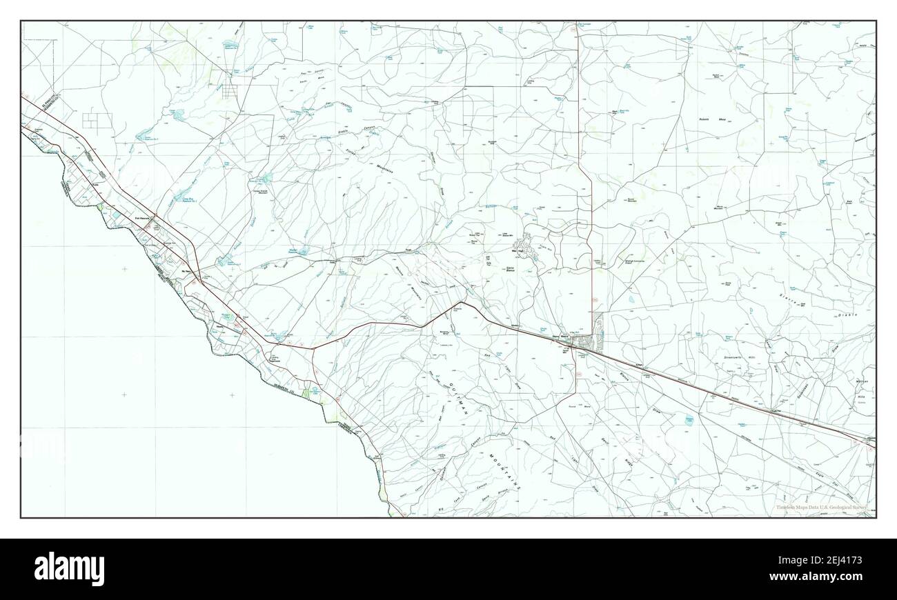 Texas map sierra blanca Imágenes recortadas de stock Alamy