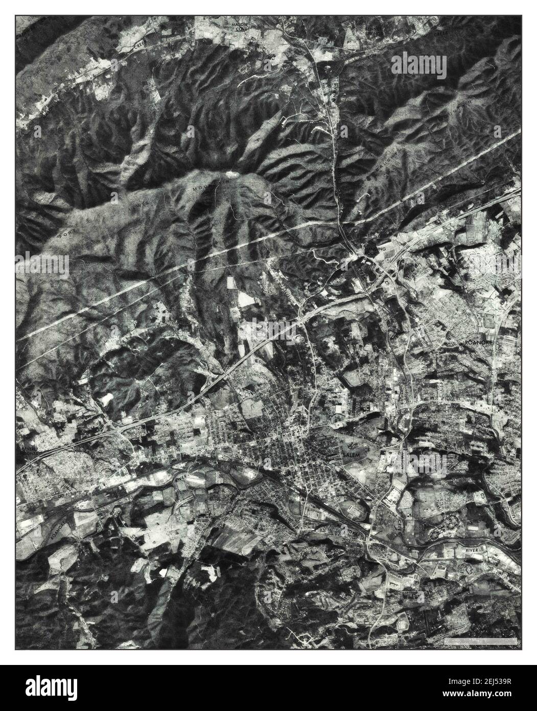 Mapa de salem virginia fotografías e imágenes de alta resolución Alamy